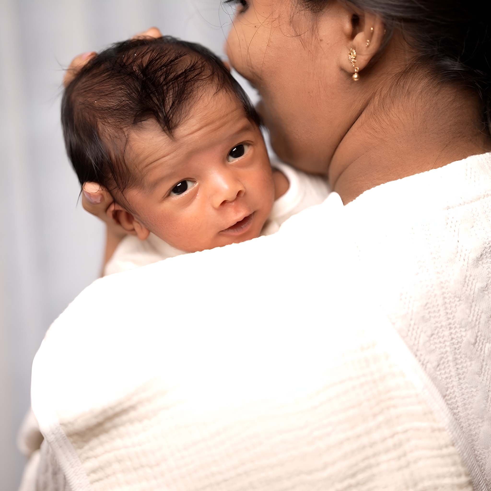 Flower of Life - Contour Burp Cloth from Z-KIDS – Triple-Layered for Superior Absorption