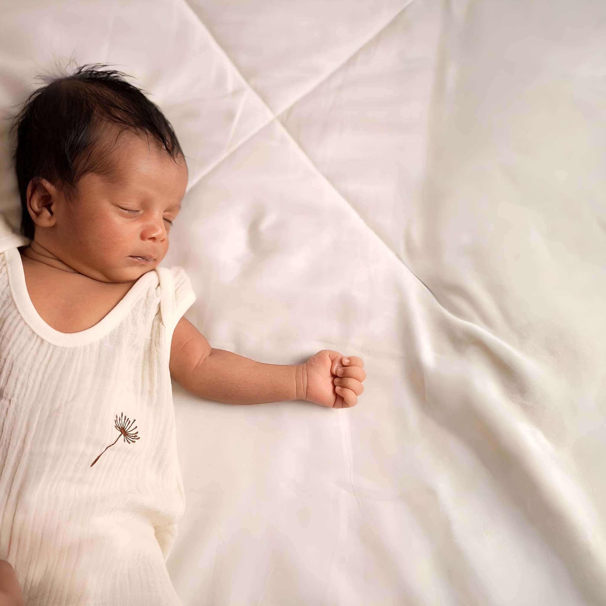 Flower of Life - Organic Muslin Romper & Bodysuit Set for Newborn