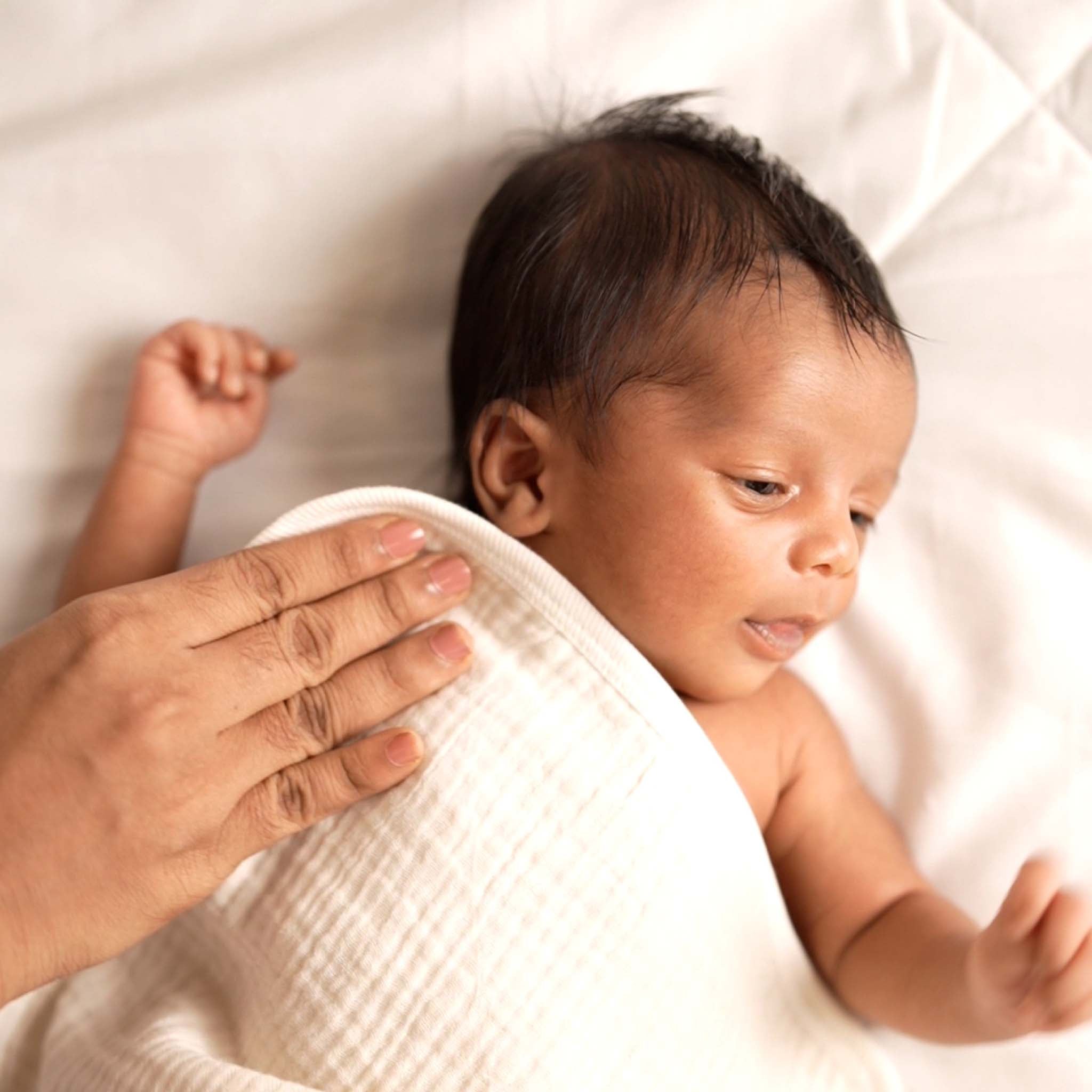 Flower of Life - Soft Squares from Z-KIDS – 2 Layered Muslin Wash Cloths (Set of 3)