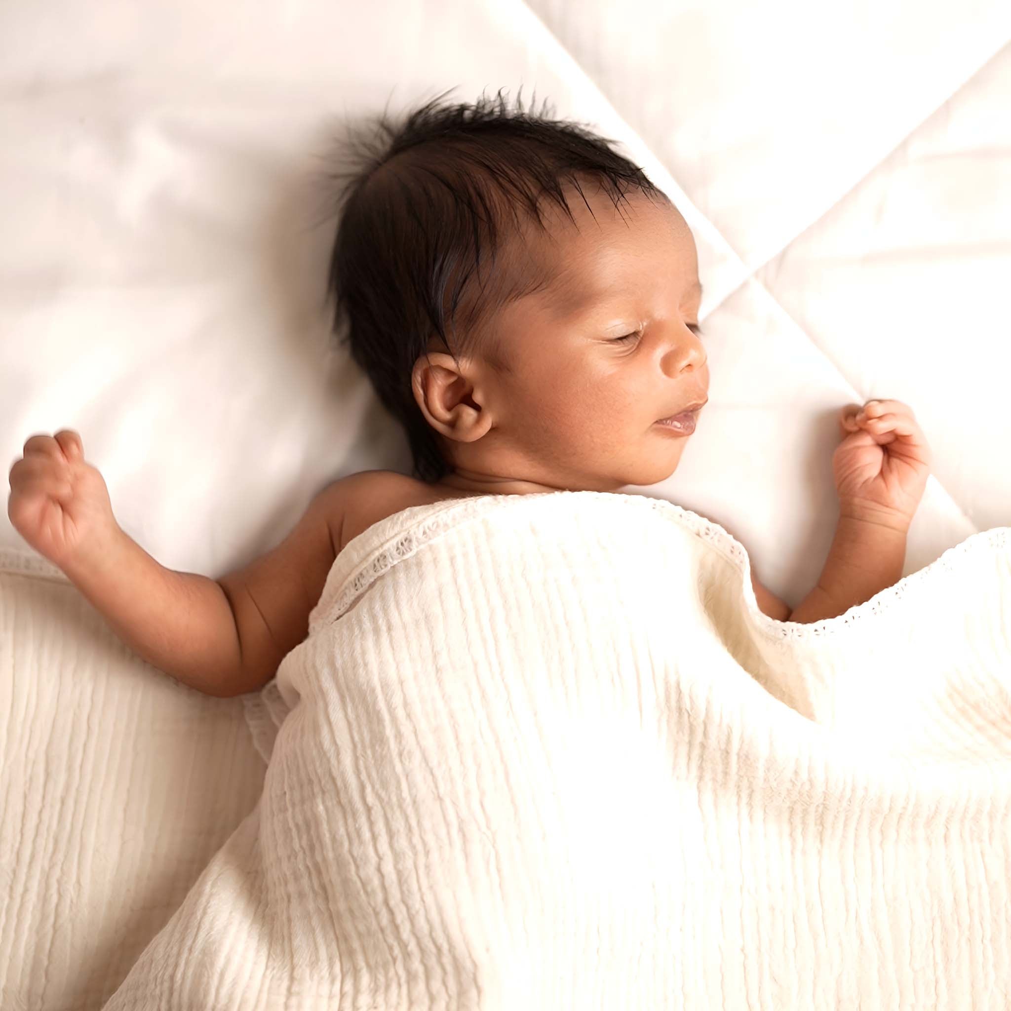 Z-KIDS new born muslin blanket used for swaddling — pure cotton baby blanket with natural softness
